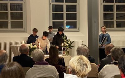 Gedenkfeier zur Progromnacht am 9. November in der Synagoge in Gudensberg