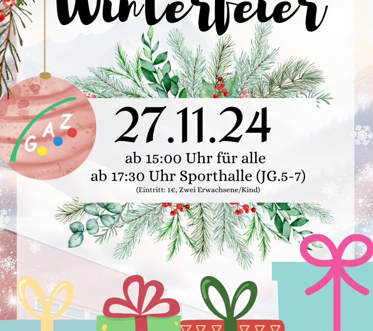 Einladung: Winterzauber am 27.11.24